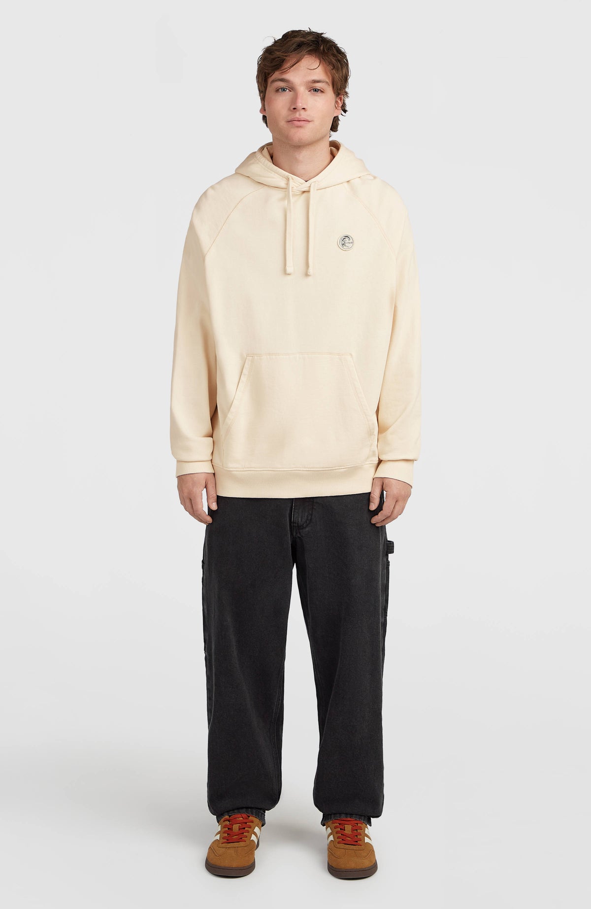 Sweat à capuche O'Riginals Badge | Linen White