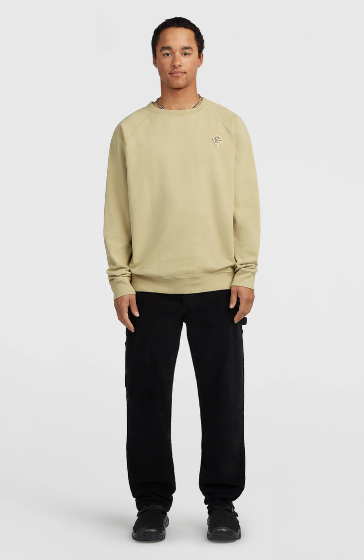 Sweatshirt à col rond O'Riginals Badge Crew | Olive Blush