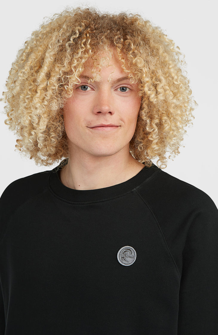 Sweatshirt à col rond O'Riginals Badge Crew | Black Out