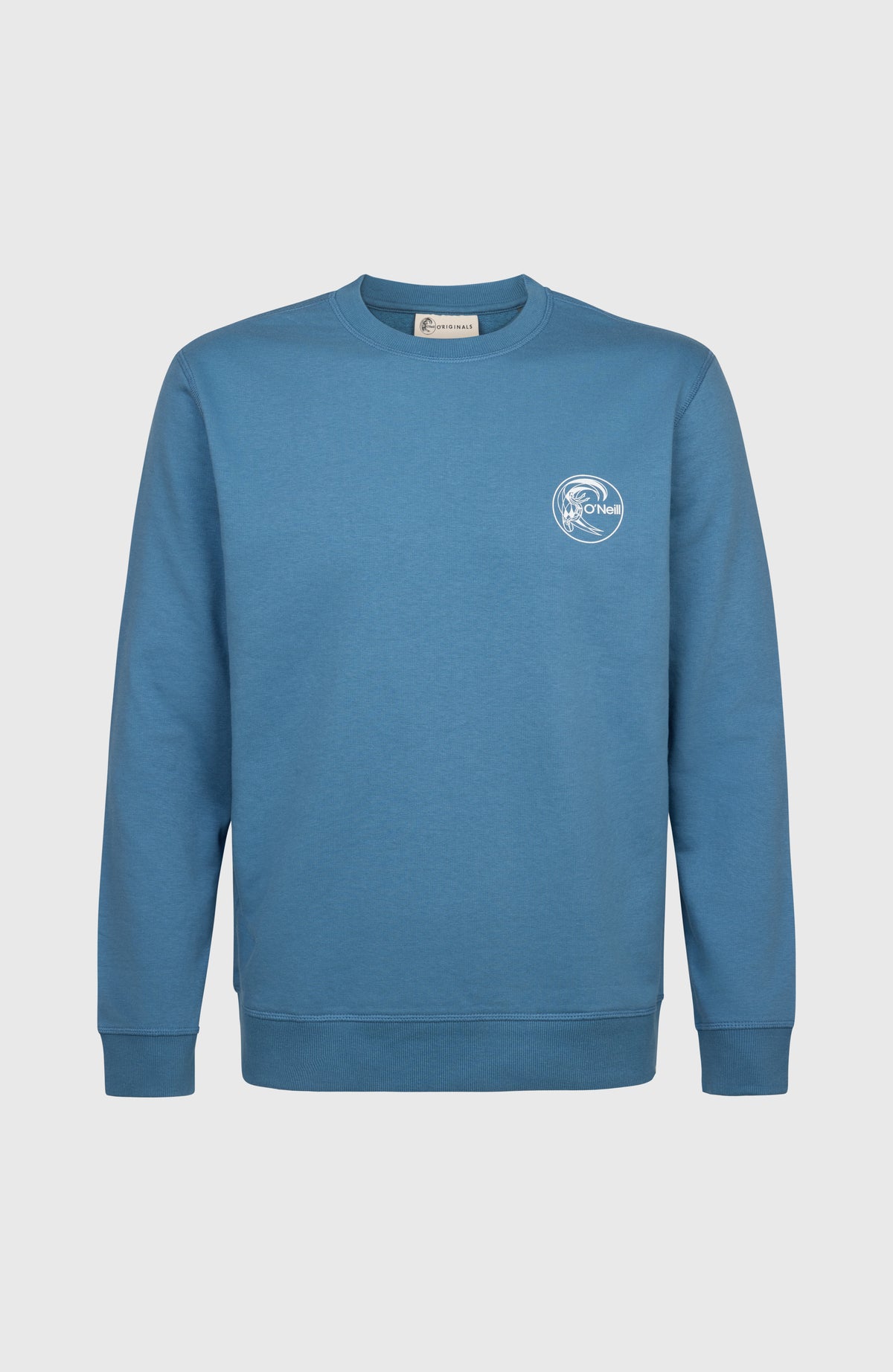 Pull O'Riginals Chest Print Crew | Copen Blue