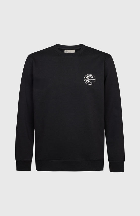 Pull O'Riginals Chest Print Crew | Black Out