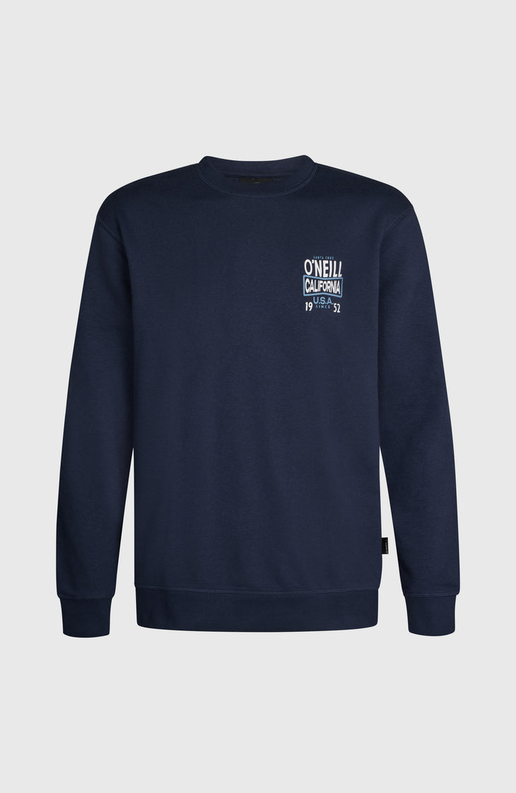 Sweatshirt O'Neill Small Logo Crew | Ink Blue