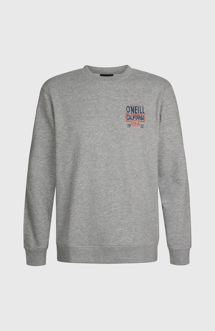 Sweatshirt O'Neill Small Logo Crew | Silver Melee
