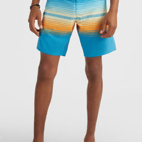 Boardshort rayé Heat 19'' | Princess Blue