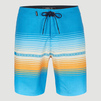 Boardshort rayé Heat 19'' | Princess Blue