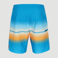 Boardshort rayé Heat 19'' | Princess Blue