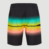 Boardshort rayé Heat 19'' | Black Out