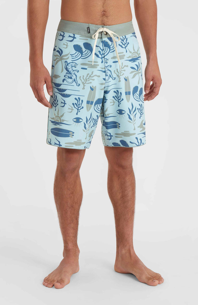 Boardshort Hyperfreak Mysto Scallop 19 | Blue Sky Mysto Scallop