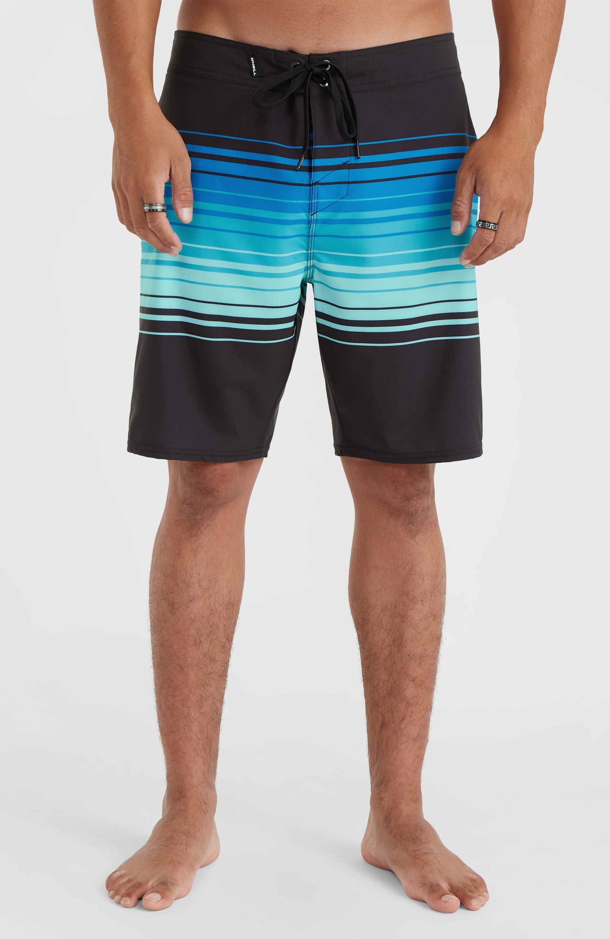 Boardshort Hyperfreak Heat Stripe Line 19 | Black Stripe Panel