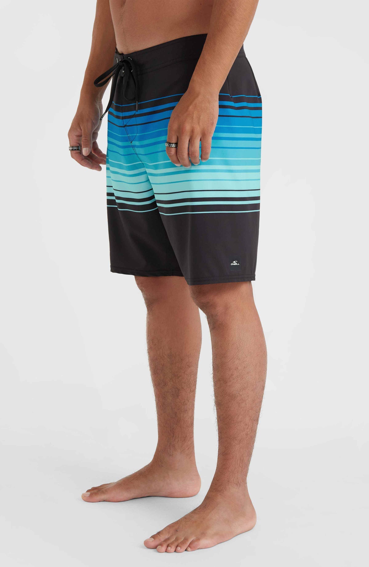 Boardshort Hyperfreak Heat Stripe Line 19 | Black Stripe Panel