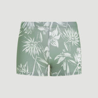 Maillot boxer Cali Floral | Green Tonal Tropicana