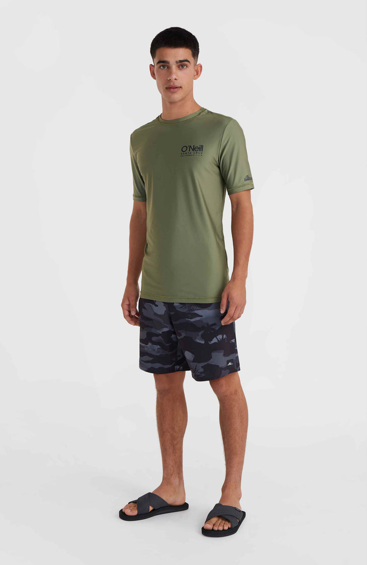 Lycra à manches courtes Essentials | Deep Lichen Green