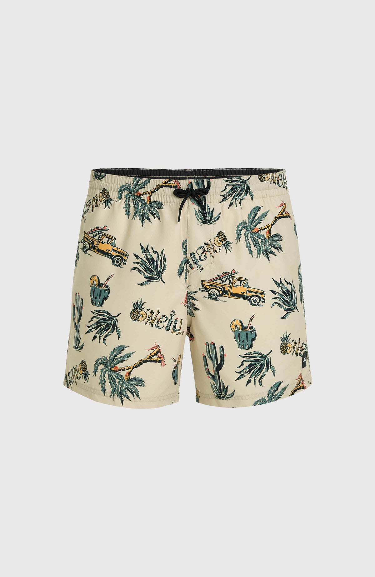 Short de bain Mix and Match Cali Print 15'' | Beige Venice Beach