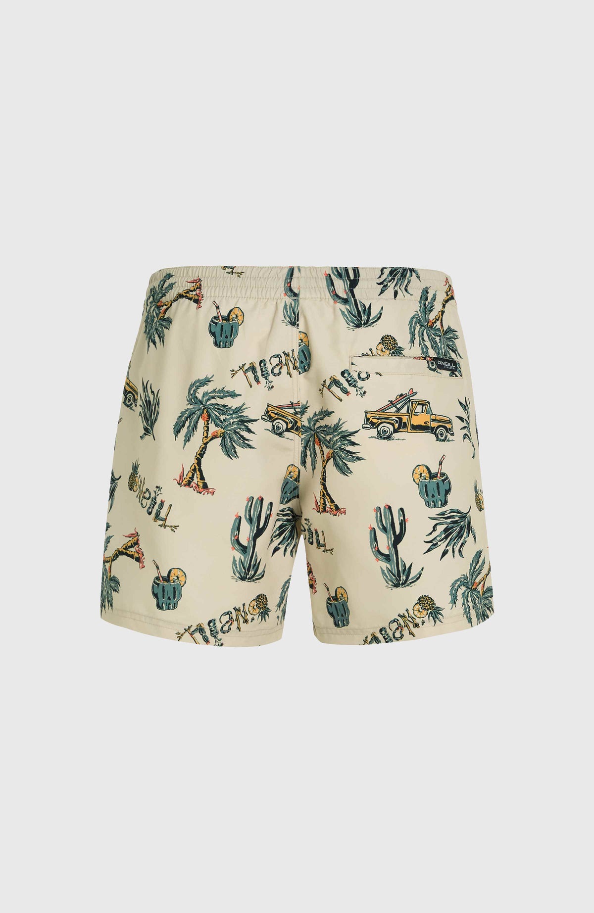 Short de bain Mix and Match Cali Print 15'' | Beige Venice Beach