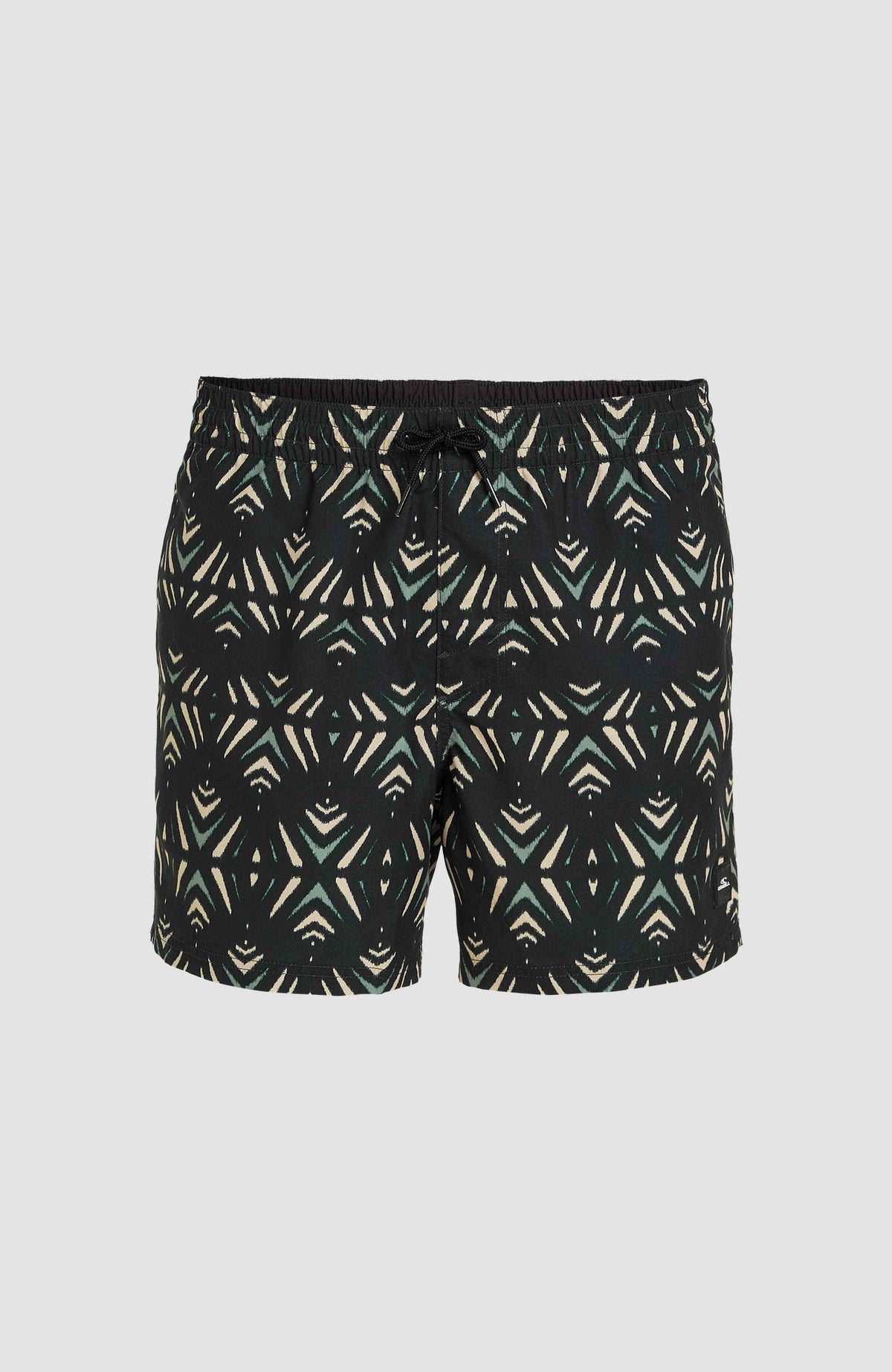 Short de bain Mix and Match Cali Print 15'' | Black Fade IKAT