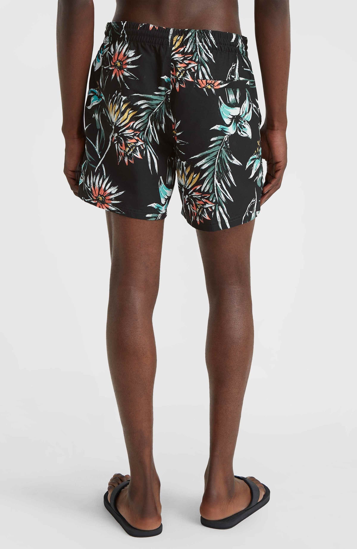 Short de bain Mix and Match Cali Print 15'' | Black Tropicana