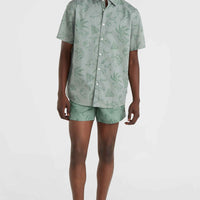 Short de bain Mix and Match Cali Block 15'' | Green Vintage Surfer