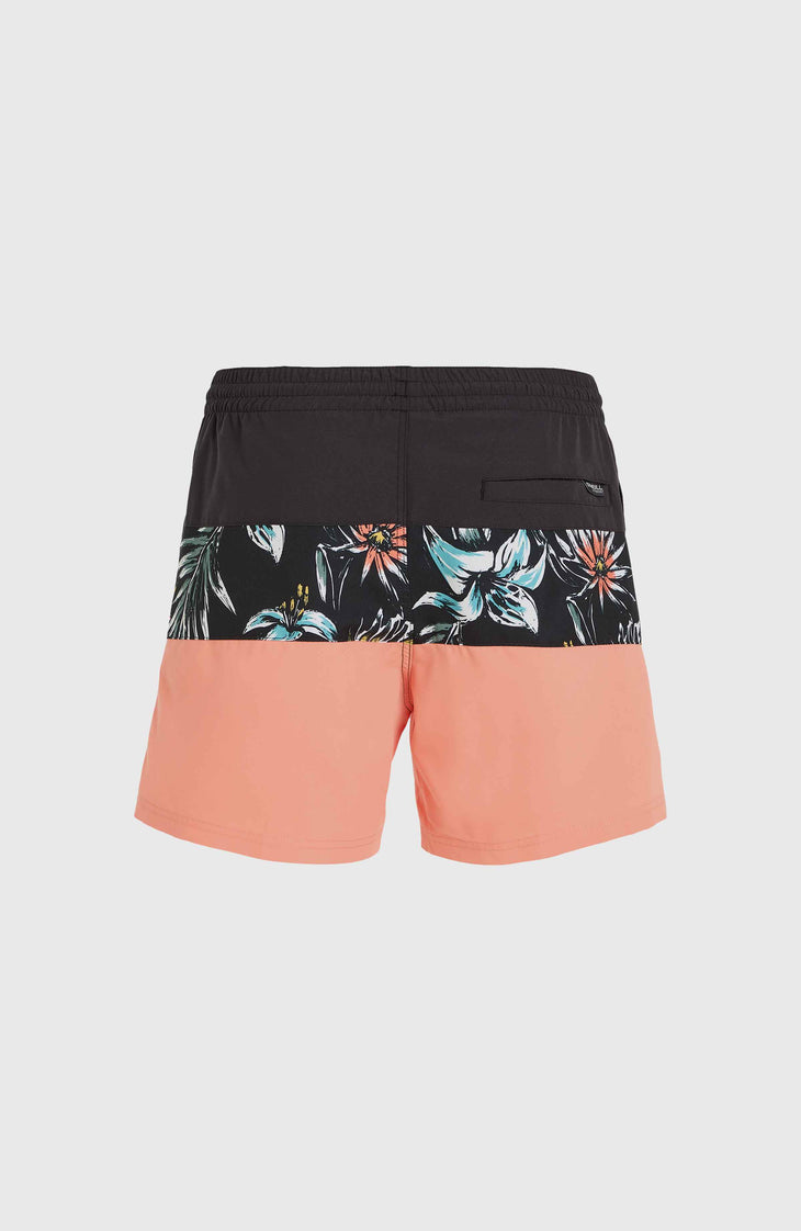 Short de bain Mix and Match Cali Block 15'' | Black Tropicana