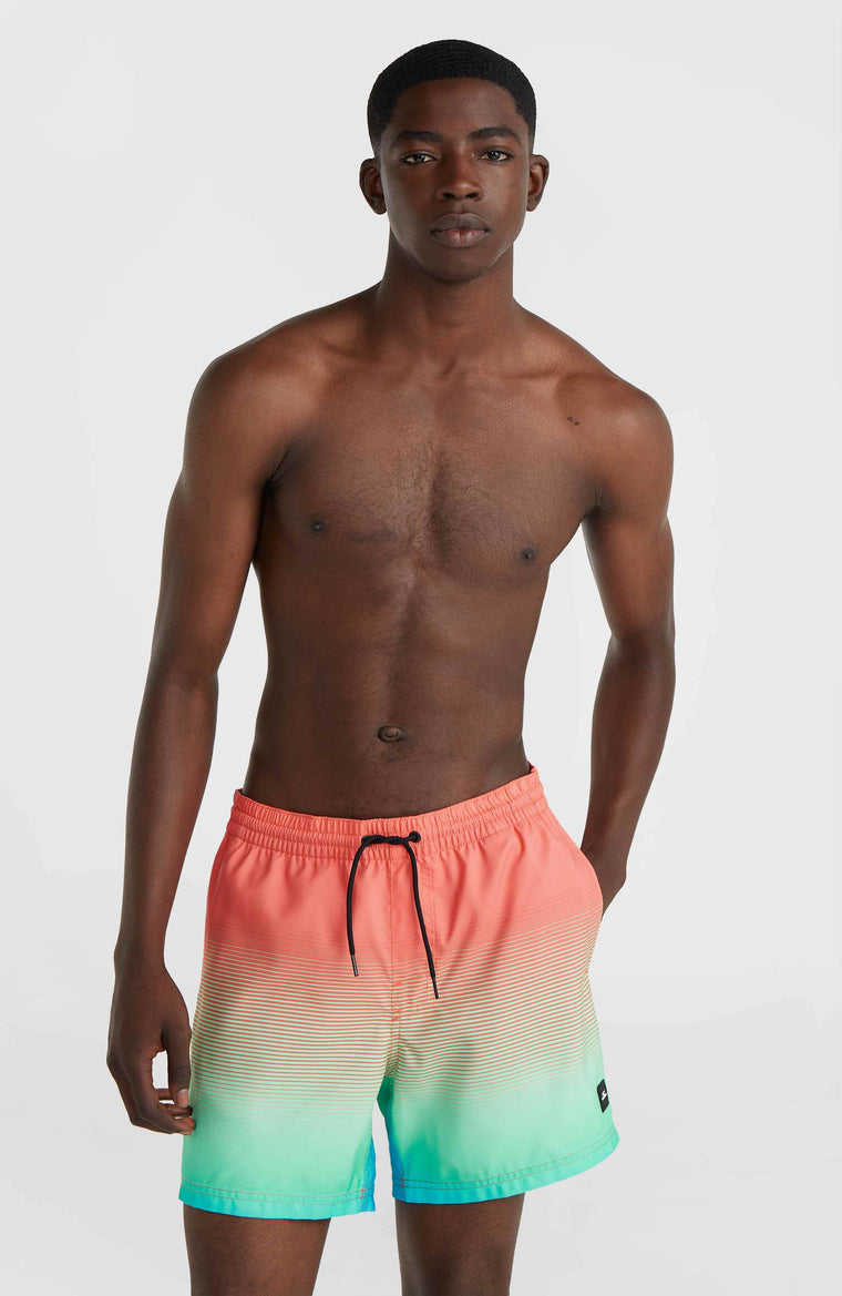 Short de bain Jack O'Neill Cali Gradient 15'' | Living Coral Simple Gradient Panel