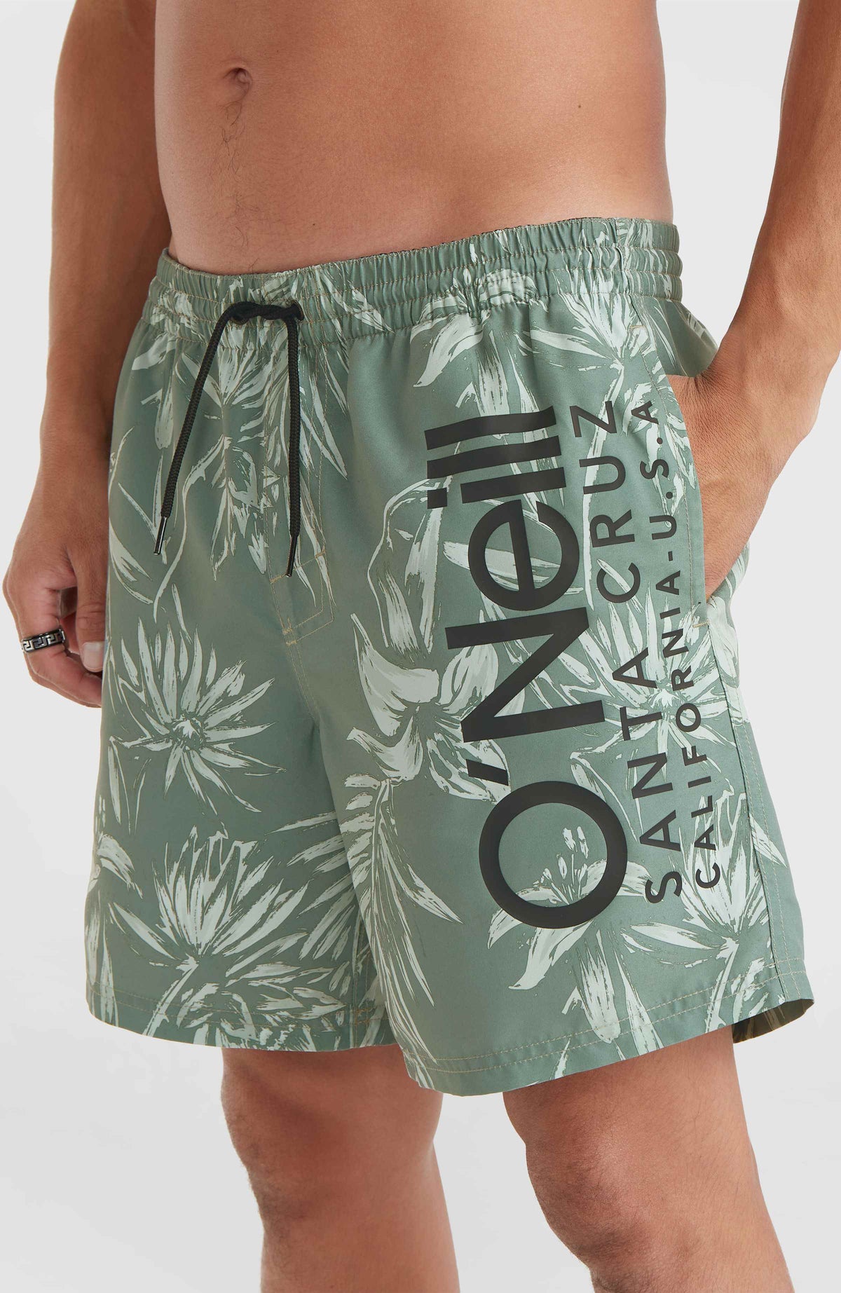 Short de bain Mix and Match Cali 16'' | Green Tonal Tropicana