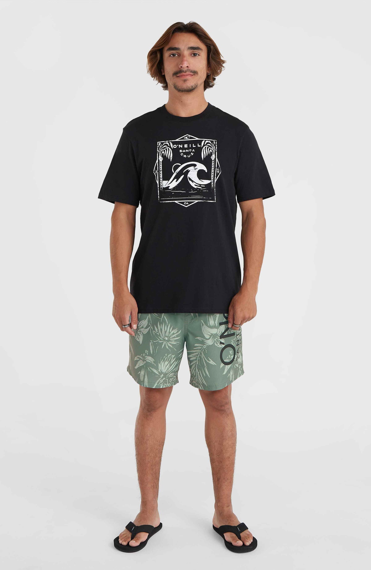 Short de bain Mix and Match Cali 16'' | Green Tonal Tropicana