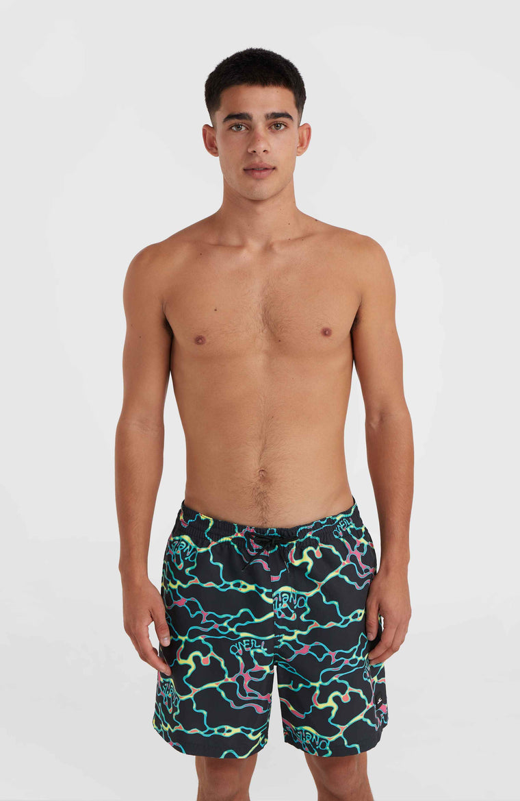 Short de bain Jack O'Neill Cali Crazy 16 | Black Ocean View