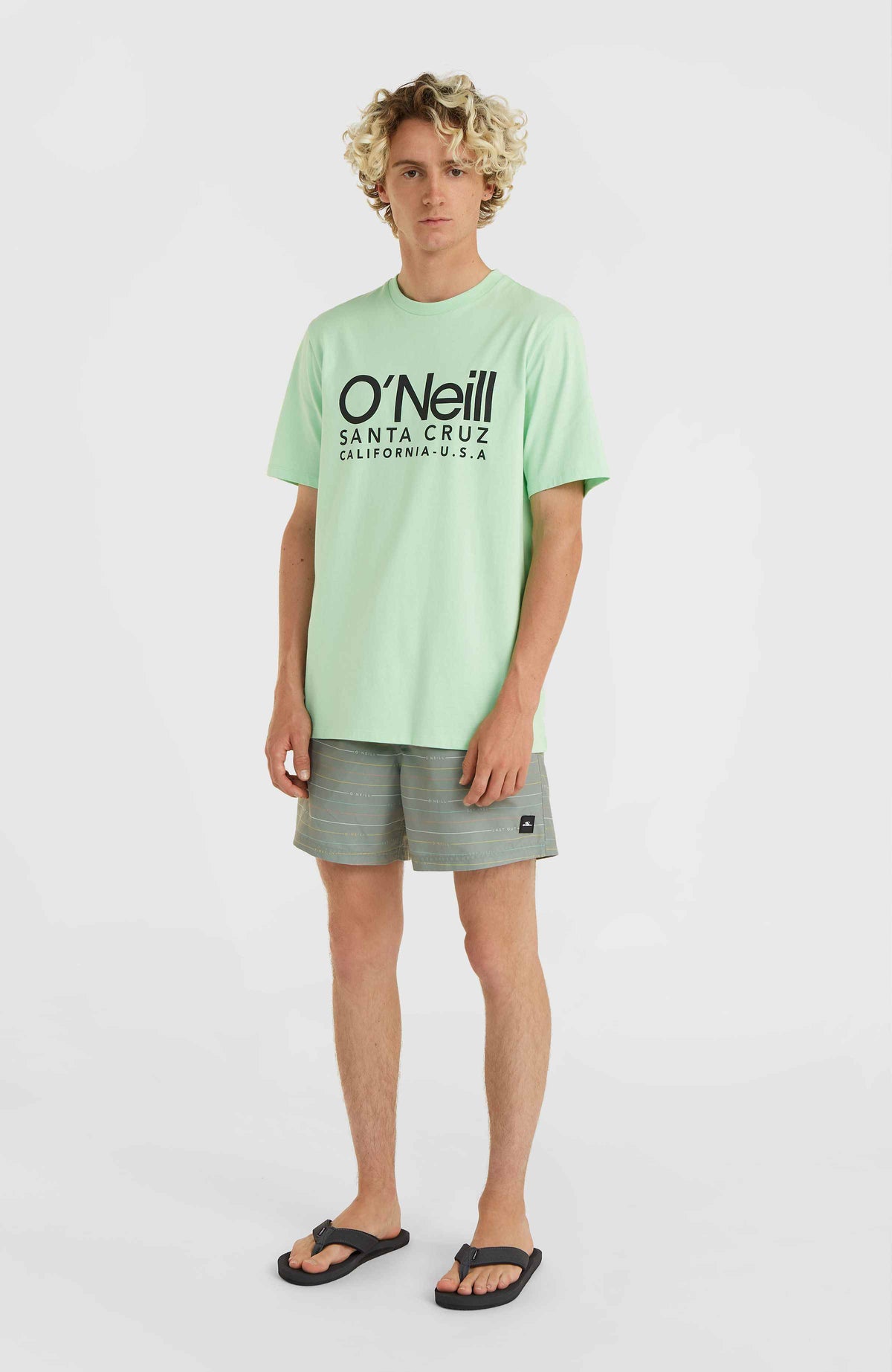 Short de bain Jack O'Neill Cali First 15 | Green First Name Stripe