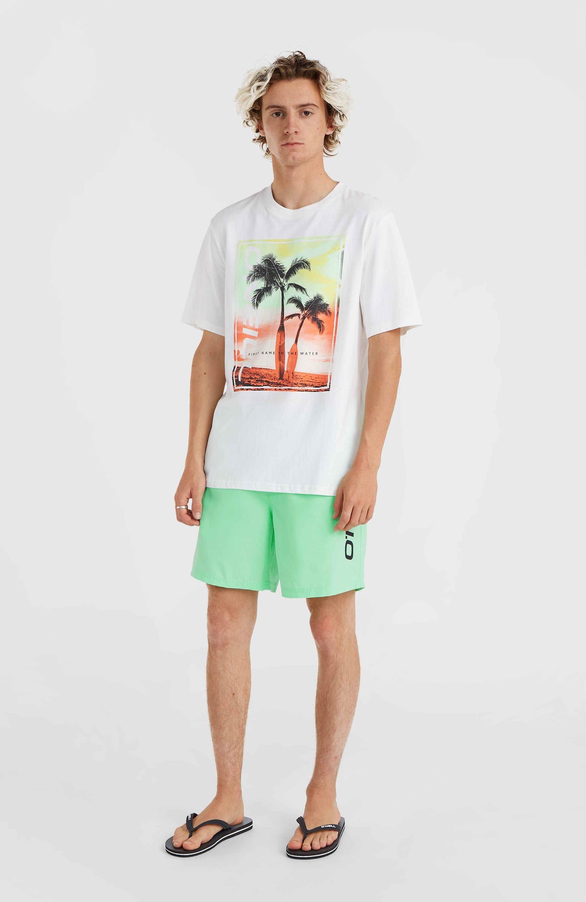 Short de bain Cali 16'' | Neon Green