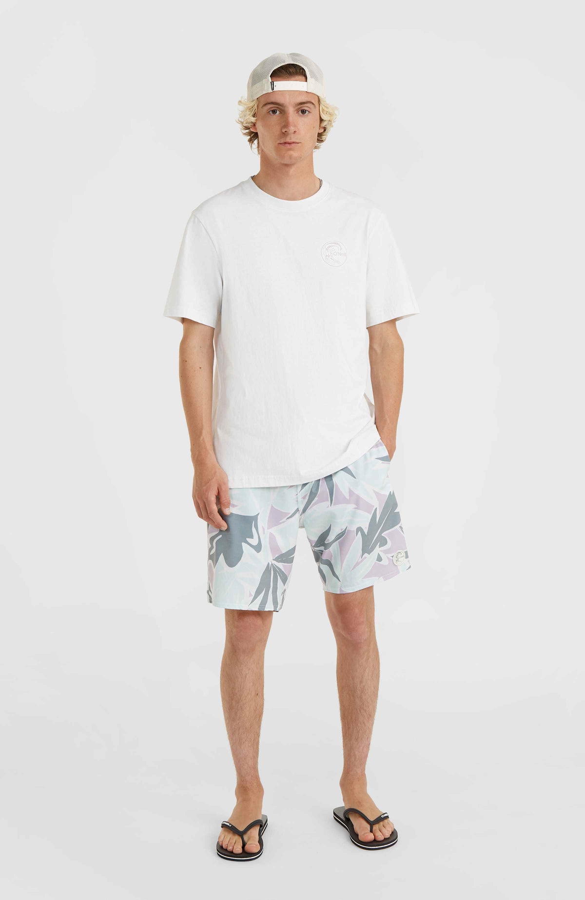 Boardshort O'Riginals Print 18'' Cruzers | Seafoam White