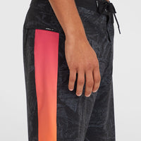 Boardshort Hyperfreak Tech Panel 19 | Black Pink/Orange Panel