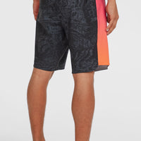 Boardshort Hyperfreak Tech Panel 19 | Black Pink/Orange Panel