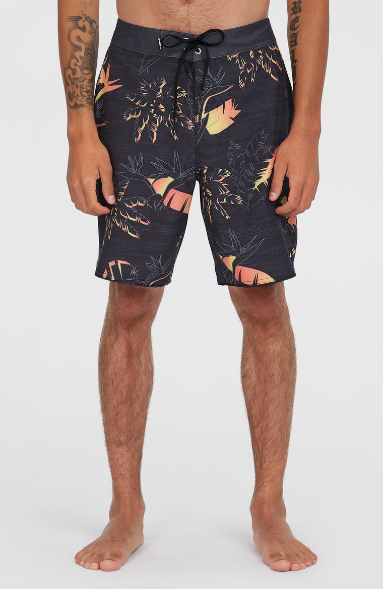 Boardshort Hyperfreak Mysto Scallop 19 | Black Mysto Scallop