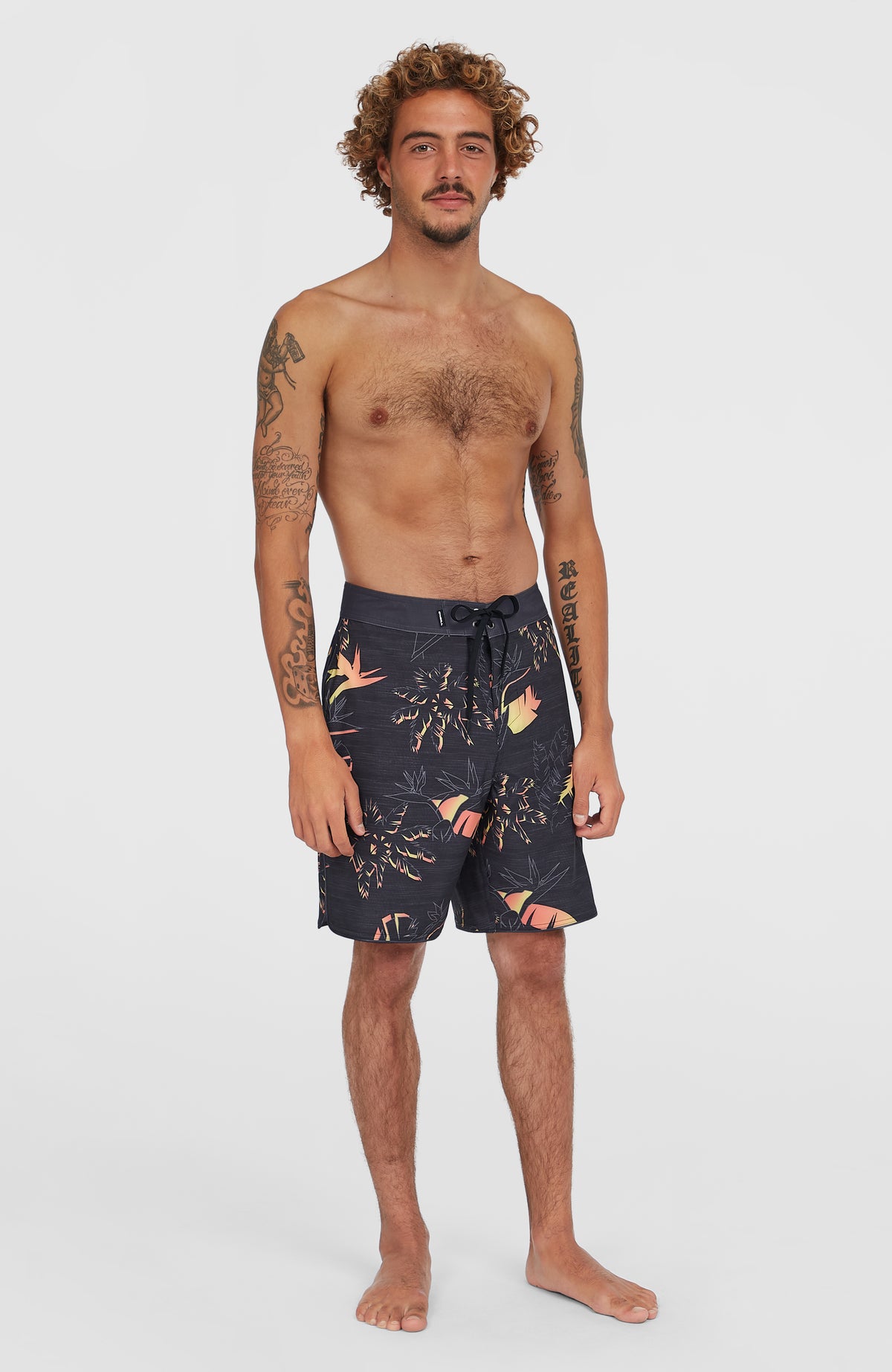 Boardshort Hyperfreak Mysto Scallop 19 | Black Mysto Scallop