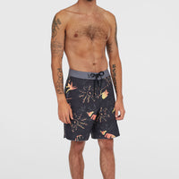 Boardshort Hyperfreak Mysto Scallop 19 | Black Mysto Scallop