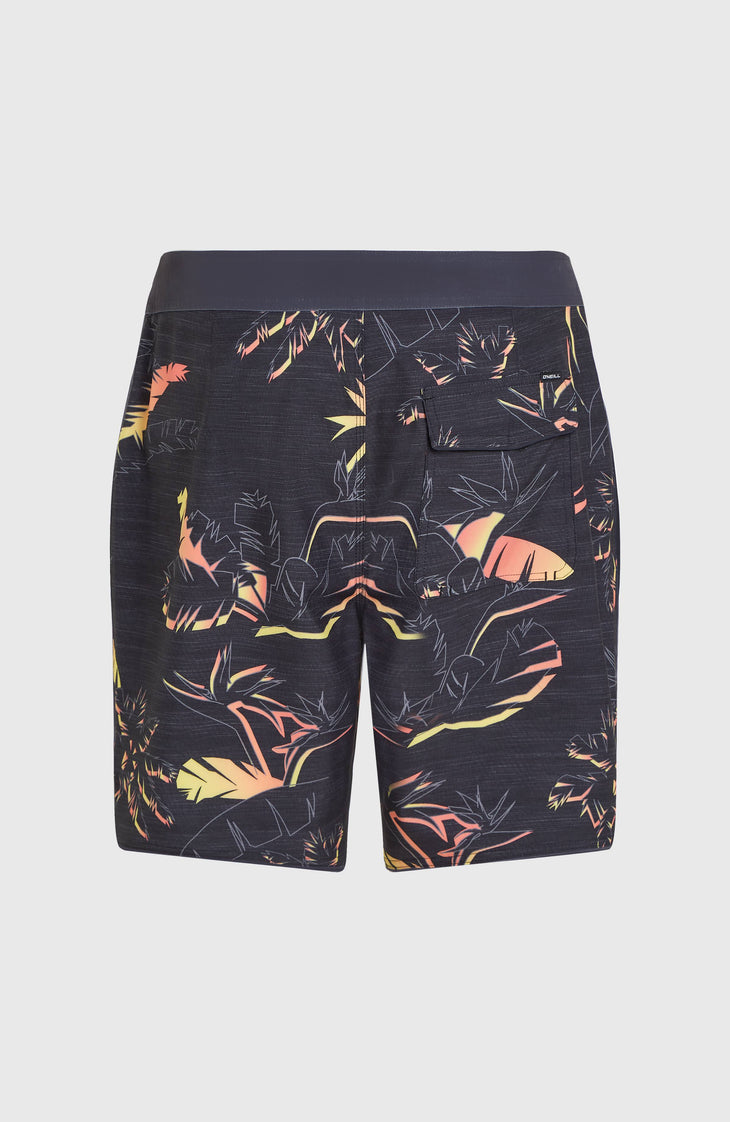 Boardshort Hyperfreak Mysto Scallop 19 | Black Mysto Scallop