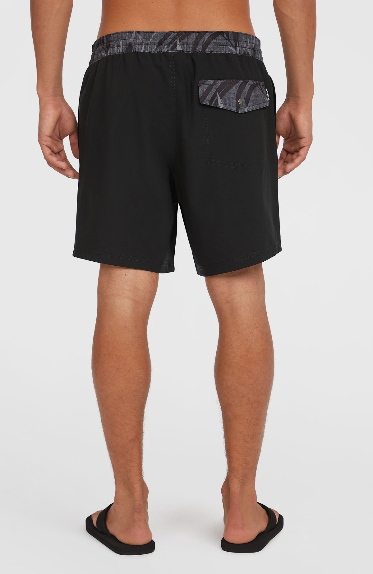 Short de bain Pocket Print 16 | Black Out
