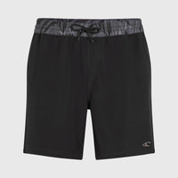 Short de bain Pocket Print 16 | Black Out