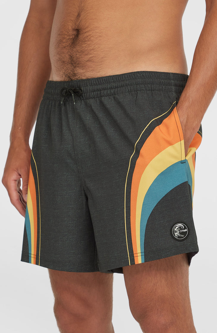Short de bain O'Riginals Longboard 15 | Black Originals Stripe