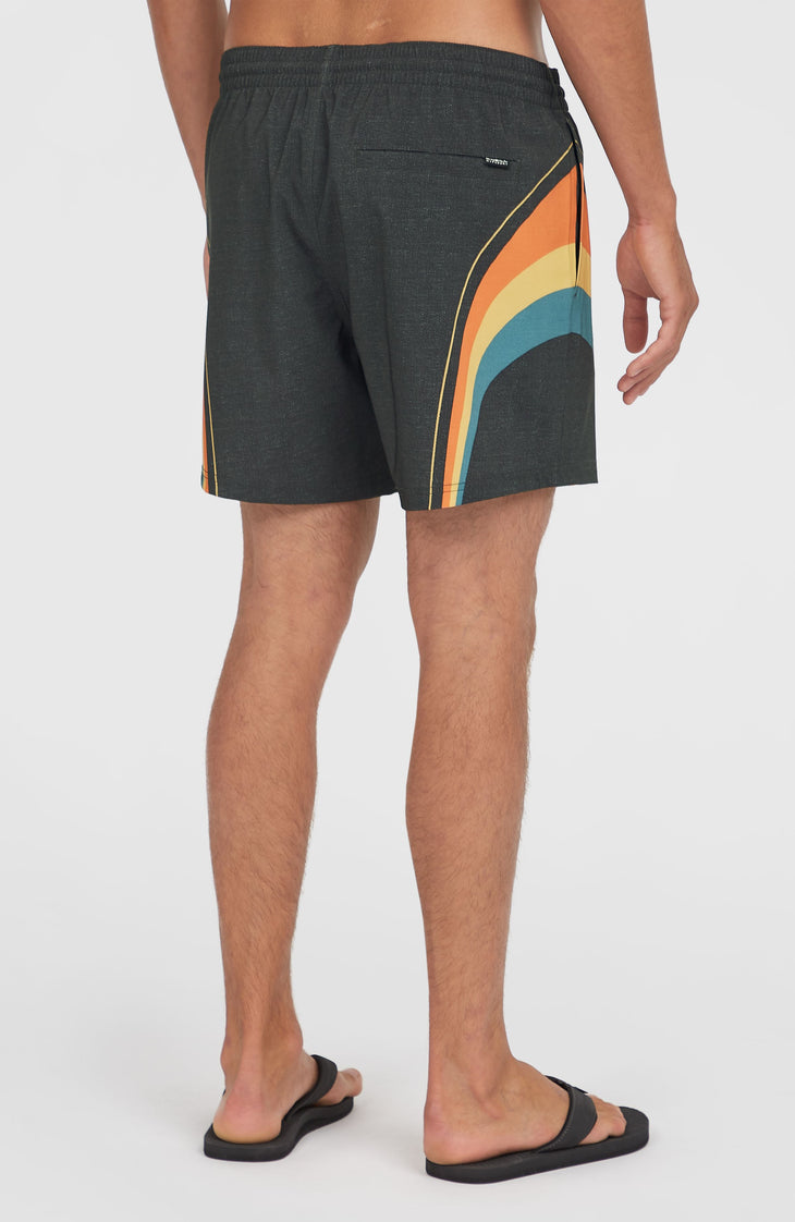 Short de bain O'Riginals Longboard 15 | Black Originals Stripe