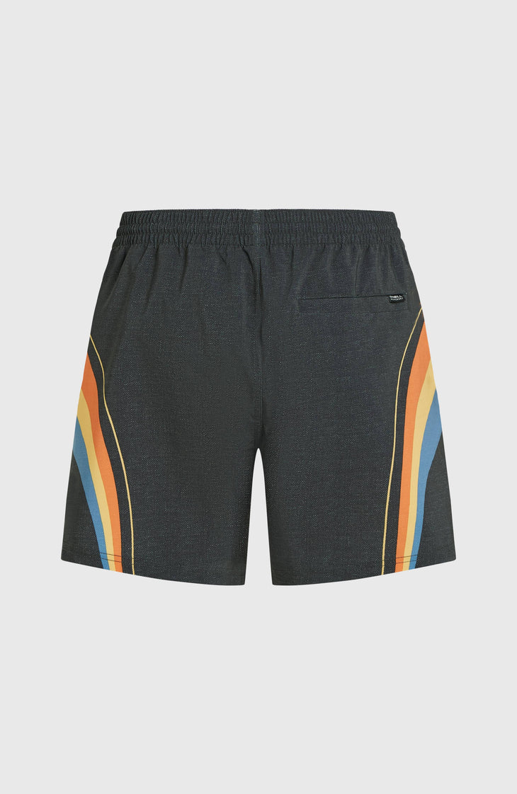 Short de bain O'Riginals Longboard 15 | Black Originals Stripe