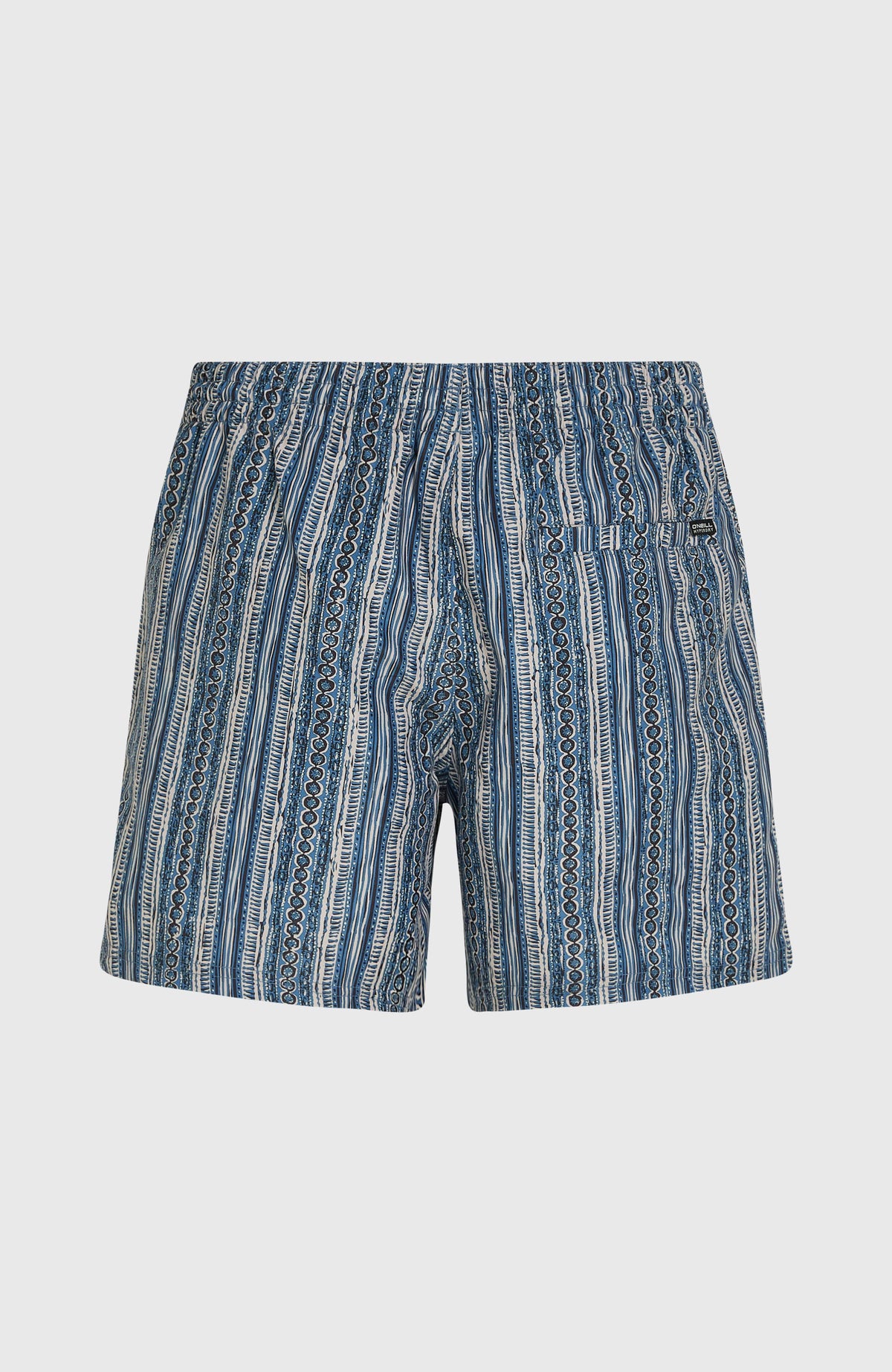 Short de bain Cali Print 15'' | Blue Pressed Lines