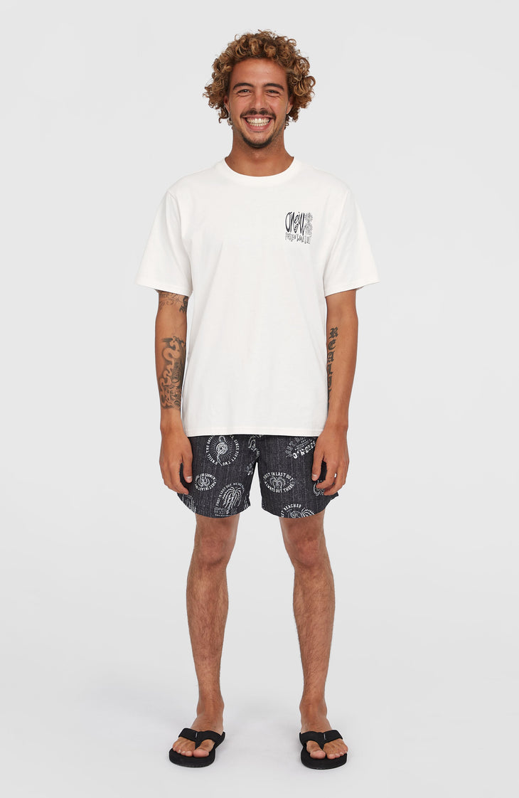 Short de bain Cali Print 15'' | Black Mystical