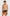 Short de bain Cali Block15'' | Orange Pressed Lines