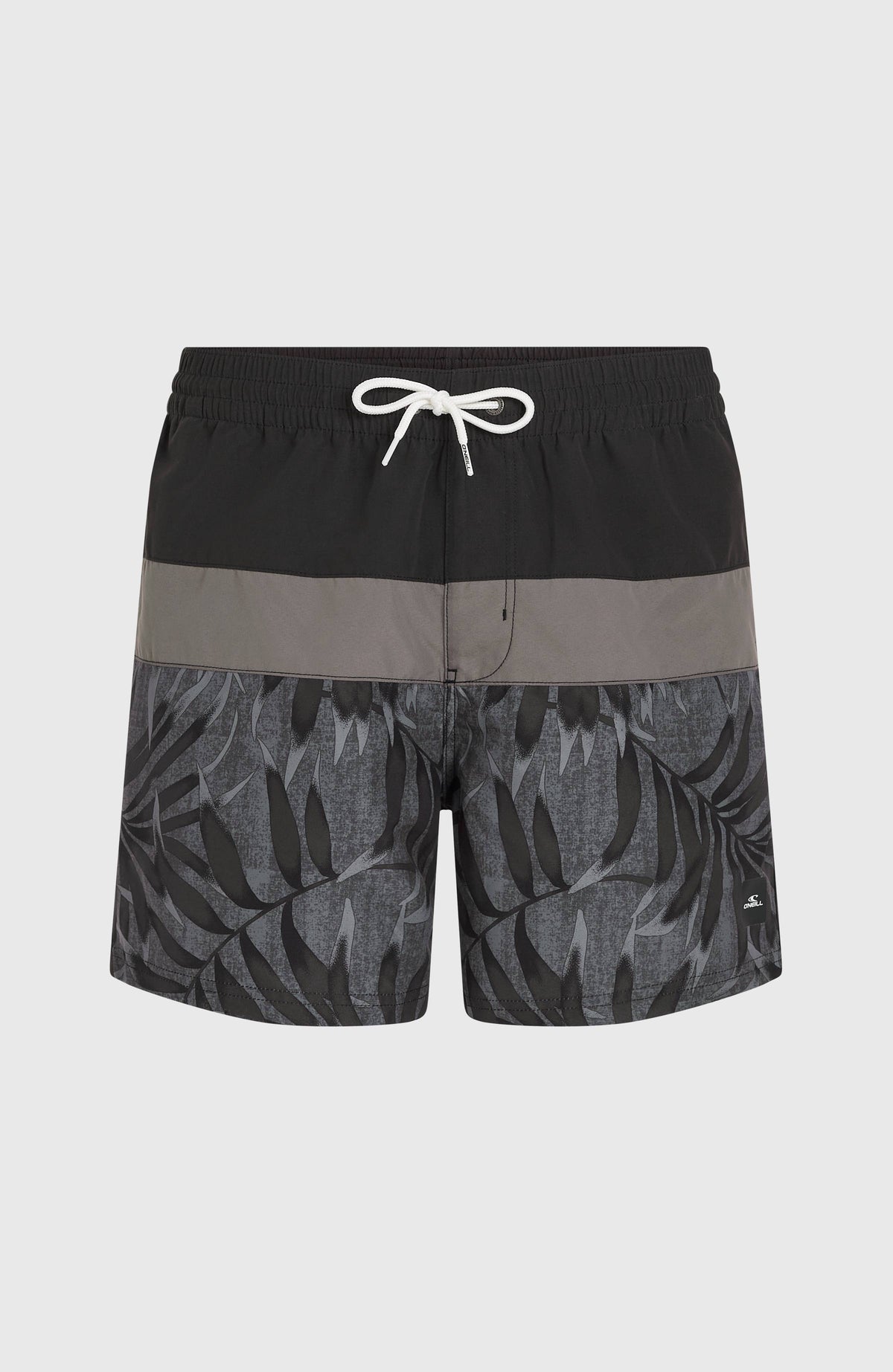 Short de bain Cali Block15'' | Black Dipped Leaves
