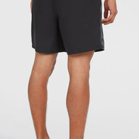 Short de bain Cali Block15'' | Black Dipped Leaves