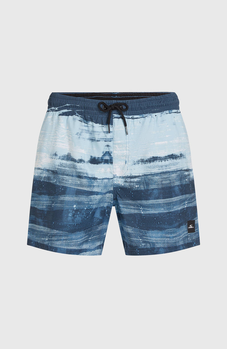 Short de bain Cali Gradient 15'' | Blue Melted Texture