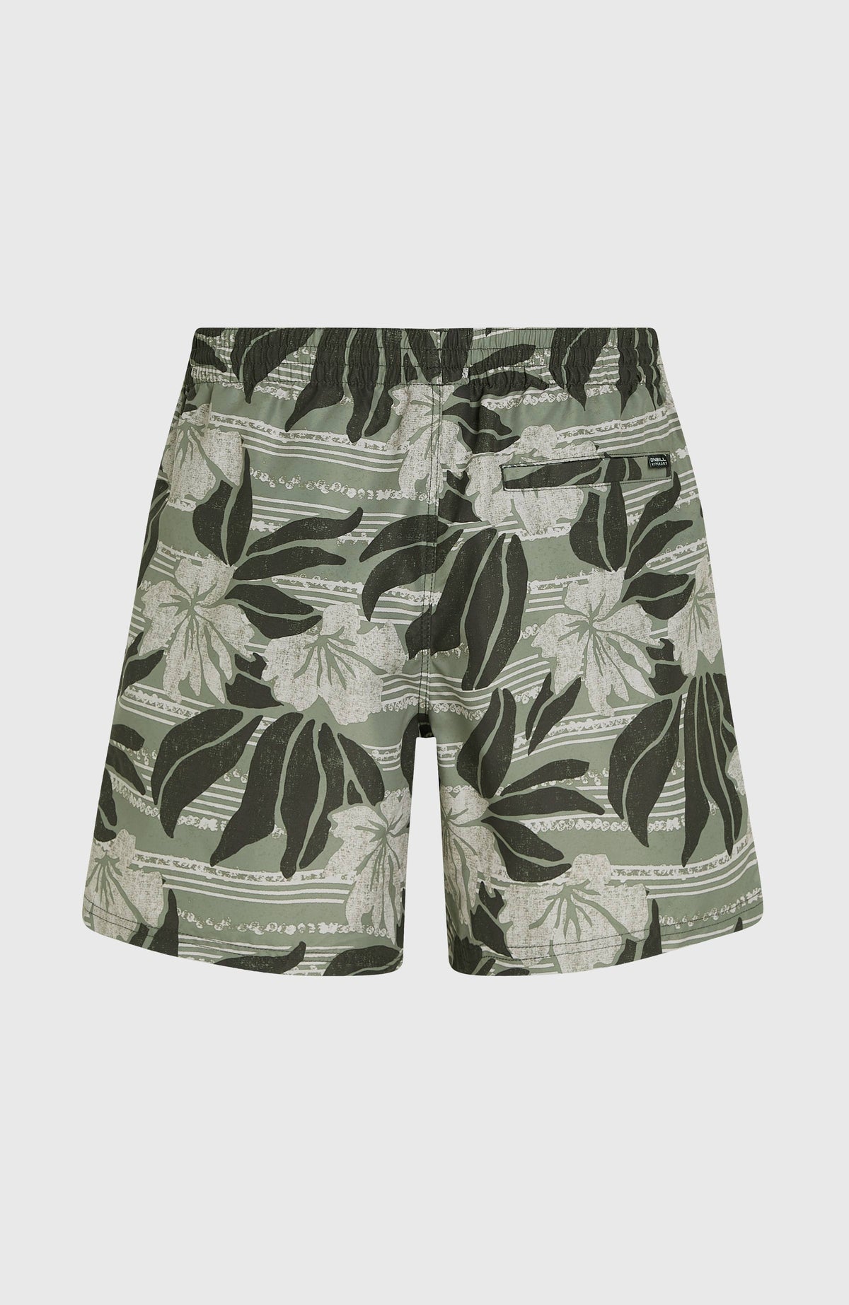 Short de bain Cali Floral 16'' | Green Dusty Flower