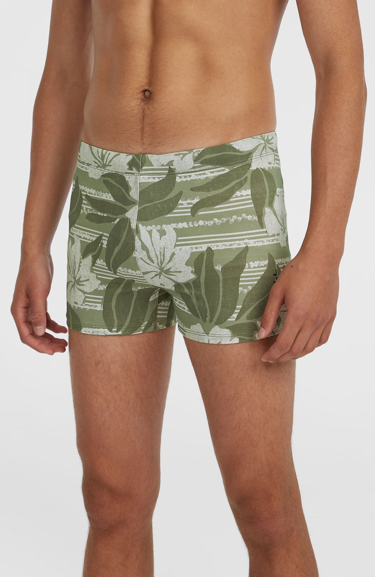 Boxer Essentials Floral | Green Tonal Dusty Flower