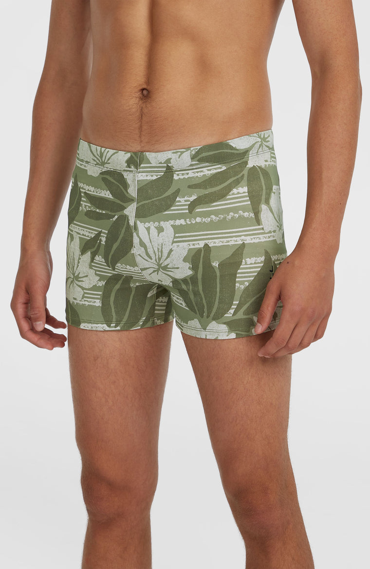 Boxer Essentials Floral | Green Tonal Dusty Flower