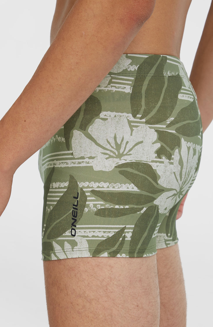 Boxer Essentials Floral | Green Tonal Dusty Flower